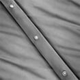 thumbnail image 5 of Superior Tierney Cotton Percale Duvet Cover Set, King/California King, Smoked Pearl, 5 of 9