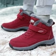 thumbnail image 2 of YLYL Boots for Women Low Stacked Heel Winter Waterproof Slip Resistant Cold Weather Shoes, 2 of 7