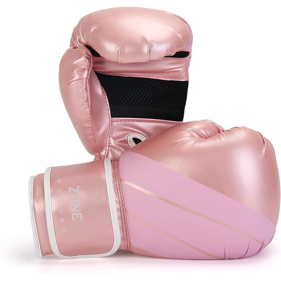 Pro Style Boxing Gloves Punching Bag Gloves for Women, PU Leather Gloves for Muay Thai, Sparring, Fighting Kickboxing,Heavy Punching Bag Gloves for Ladies