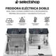 thumbnail image 2 of Freidora Aceite Eléctrica Doble 12 Lt Industrial 2500w Acero Inoxidable, 2 of 5
