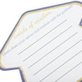 thumbnail image 3 of FELTECHELECTR 10Pcs Graduation Wish Card Blue Paper Greeting Cards for Lovers, 3 of 4