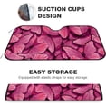 thumbnail image 4 of Car Windshield Sunshade Blocks Sun Visor Protector Bright Pink Butterflies Foldable Sun Shield For Vehicle Car Truck SUV Van 51x27.5 inches Keep Vehicle Cool, 4 of 6