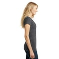 thumbnail image 2 of District DT6502 Juniors Very Important Tee Deep V Neck., Heathered Charcoal, 3XL, 2 of 3