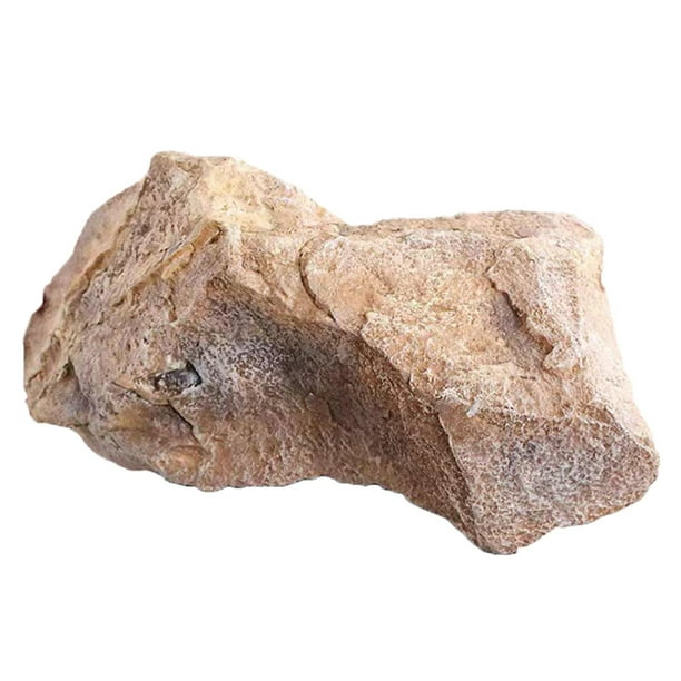 Roca artificial para paisajismo, arenisca decorativa, para estanques al aire libre, piedra artificial realista Amarillo