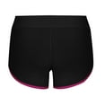 thumbnail image 4 of Solid Color Stretch Boyshort Underwear Women Soft Brushed Polyester Boyshort Panties Yoga Fitness Short Boxer Briefs Red M, 4 of 7
