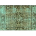 thumbnail image 1 of Ahgly Company Machine Washable Indoor Rectangle Persian Turquoise Blue Traditional Area Rugs, 6' x 9', 1 of 4