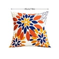 thumbnail image 2 of Summer Tropical Floral Pillow Cover Square Decorative Sofa Cushion Case, 2 of 3