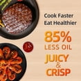 thumbnail image 6 of TomaChef 5.3QT Air Fryer, Black and Stainless Steel - Viewing Window, 10 Preset Menus, 6 of 9