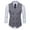 Gray, variant on APEXFWDT Men's Double Breasted Suit Vests, Big and Tall Casual Business Dress Vests Slim Fit Waistcoat for Wedding Dinner