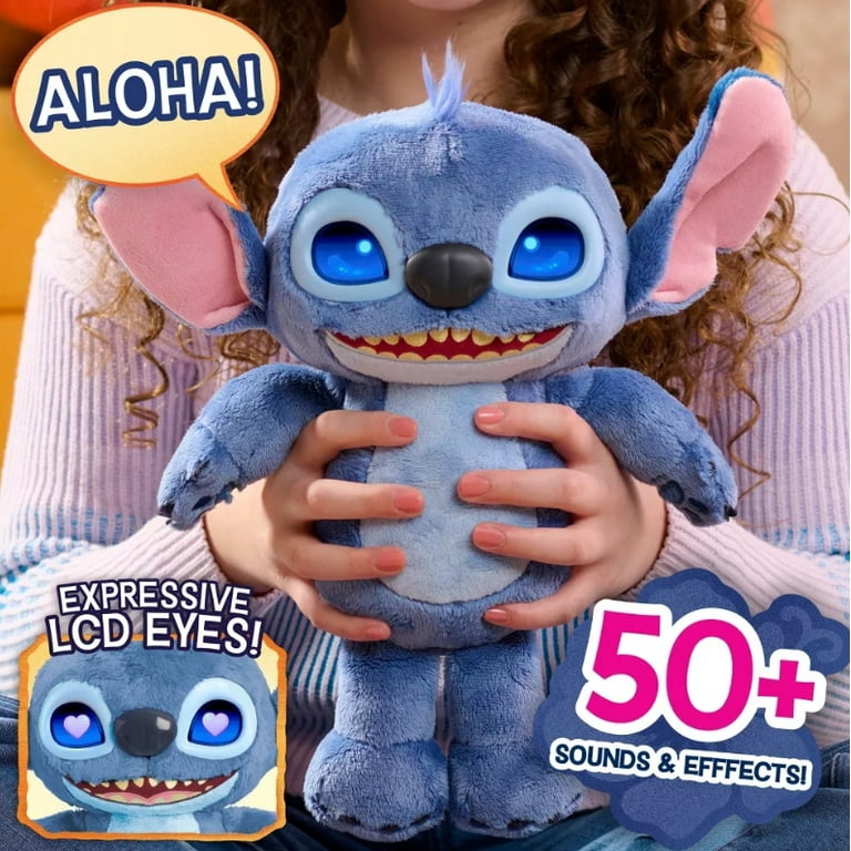 Lilo & Stitch Many Moods of Stitch Feature Plush - Walmart.com