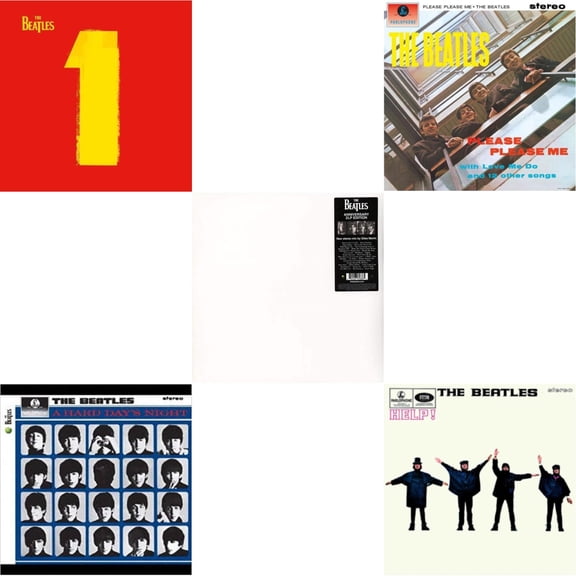 1 (2015 Reissue) & Hard Day's Night & Beatles (The White Album) (2 LP) & Please Please Me & Help