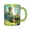 Green, variant on Game Coffee Mug Fun Custom Ceramic Mugs 11oz Black