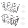 thumbnail image 4 of FENGGUIQU 2pcs Metal Racks for Storage Iron Space-saving Kitchen Baskets, 4 of 8