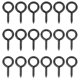 thumbnail image 1 of 30 piezas de ganchos en forma de S de alta resistencia, ganchos de tornillo de metal, ganchos de ojo, ganchos de ojal de tornillo, ojos de tornillo de alta resistencia, 1 of 3