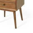 thumbnail image 6 of GDF Studio OkiOki Mid Century Nightstand, Medium Brown, 6 of 10
