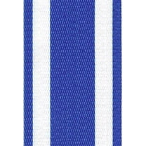 Lawn chair USA | Blue and White Webbing | Crafted from UV-resistant polypropylene | Durable straps offer stylish replacement options for your outdoor seating | Long-lasting comfort and support