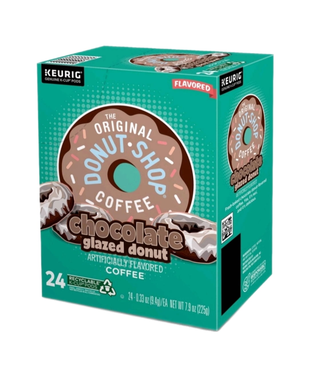 The Original Donut Shop Chocolate Glazed Donut and Twix Flavored Coffee K Cups Variety Pack, 24 K Cups Per Flavor