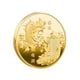 thumbnail image 1 of Moneda de la suerte de pez koi chino, recuerdo, regalo, decoración del hogar, insignia, colección, moneda de oro, 1 of 9