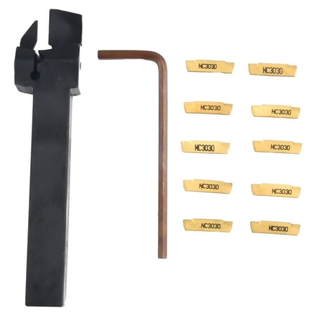 

Lierteer MGMN200 Carbide insert + MGEHR1212-2 GROOVING CUT-OFF Lathe Turning Tool holder
