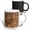 Multicolor, variant on 3drose, Utah, Moab, Canyonlands Np. Potash Road, Petroglyphs - Us45 Tdr0013 - Trish Drury, 11oz Two-tone Black Mug