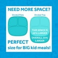 thumbnail image 4 of Re-Play Kids Plates Divided Plates, 3pk Durable Toddler Plates, Preschool, 4 of 8