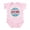 Petal Pink, variant on CafePress - Pure Life Infant Bodysuit - Baby Light Bodysuit, Size Newborn - 24 Months