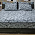 thumbnail image 2 of Just Linen 300 TC 100% Egyptian Cotton, Genuine Jacquard Damask Design, Full Sheet Set with 4 Pillow Cases & 18" Deep Pocketed Fitted Sheet, 2 of 4