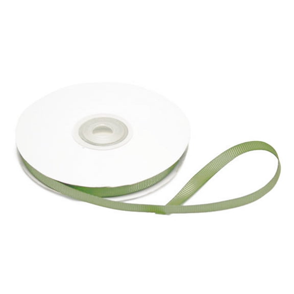 Old Willow Grosgrain Ribbon - 1/4 Inch Wide - 50 Yard Spool