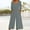 Gray Jumpsuits for Women, variant on Olyvenn One Piece Jumpsuits for Women 2025 Trendy Short Sleeve V Neck Button Onesie Wide Leg Pants Rompers with Pockets Black 12