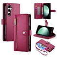 thumbnail image 3 of Funda de cartera GANGXUN para Samsung Galaxy S24 FE - Diseño de cuero premium, 9 ranuras para tarjetas, 3 of 6