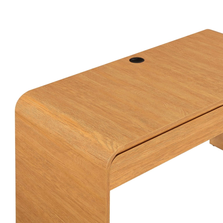 Better Homes & Gardens Juliet Curved Desk, Light Honey photo 6