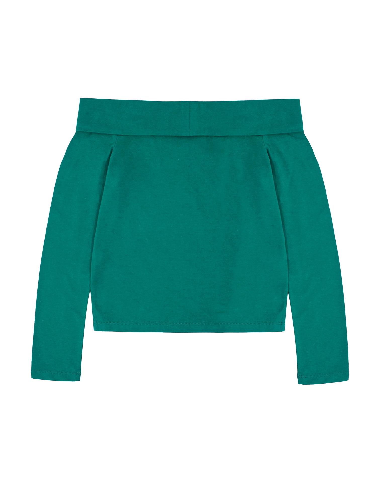 Weekend Academy Girls Off The Shoulder Top with Long Sleeves, Sizes 4-18