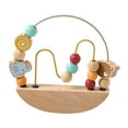 thumbnail image 1 of Laberinto de Cuentas de Madera para Niños de 1 a 3 años, Juguete Educativo con Coordinación Ojo-mano, Habilidades Motoras Finas, Educación Temprana., 1 of 9