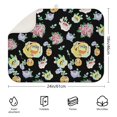 thumbnail image 2 of Microfibre Drying Mat for Kitchen Pioneer Dish Drying Drainer Mat Absorbent Colorful Floral Drying Mat Washing Up for Glass, Plate & Cup 18inch X 24inch, 2 of 5