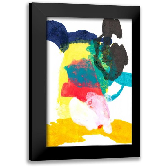 Fuchs, Jodi 11x14 Black Modern Framed Museum Art Print Titled - Paint Bloom II