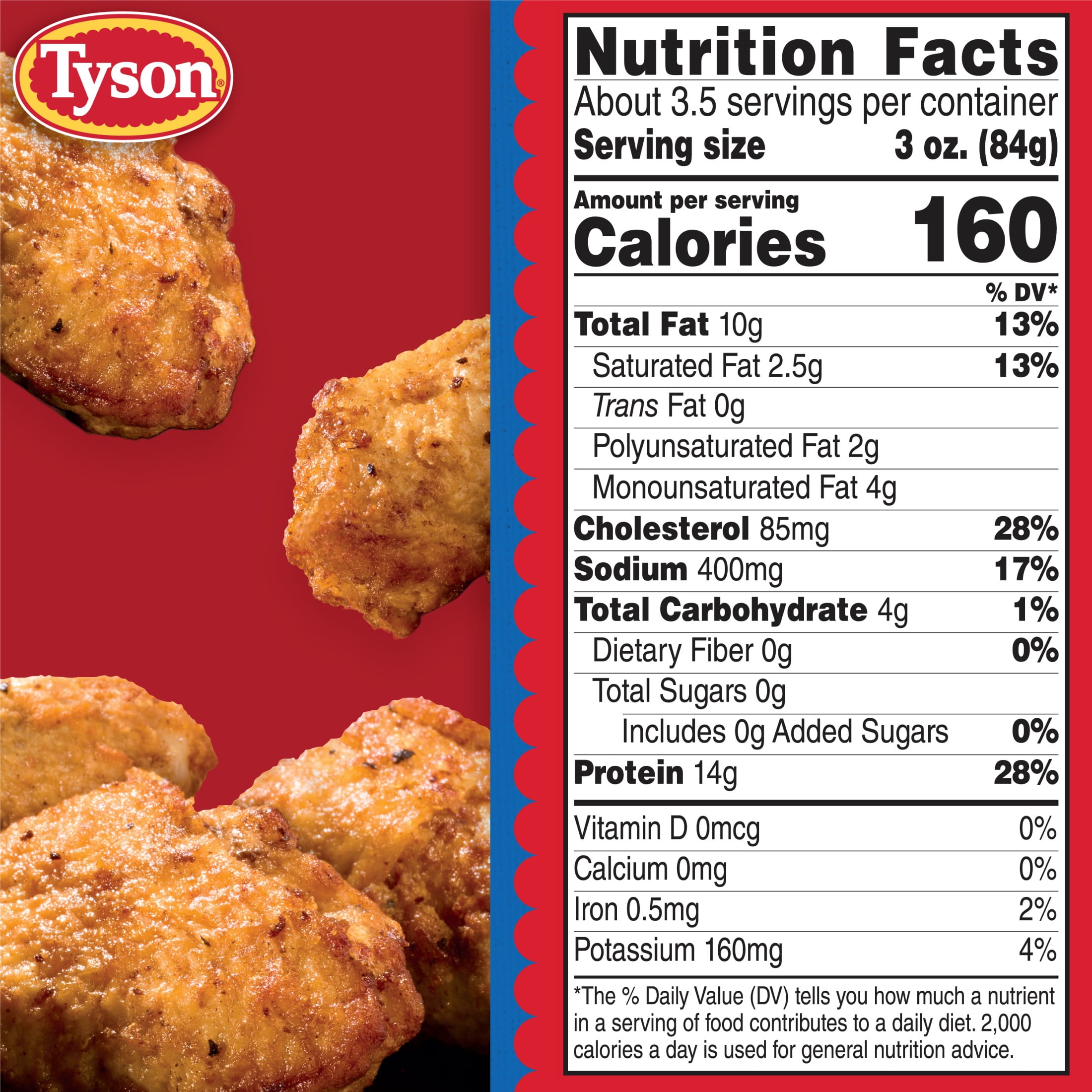 Tyson Rotisserie Seasoned Crispy Wings, 16 oz (Frozen, Fully Cooked)