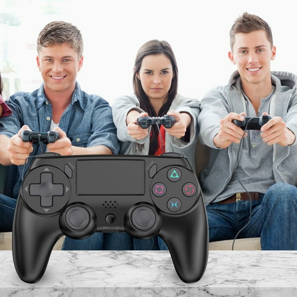 Controlador De Juegos Inalámbrico Controlador inalámbrico de iluminación de color para teléfonos Android/PS4/PS3/PC (negro)