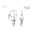 thumbnail image 3 of Dawn AB50 3316BN Dawn Single-Lever Pull-Down Spray Sink Mixer, Brushed Nickel, 3 of 3