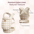 thumbnail image 3 of Portabebés Momcozy de lino de algodón natural, 3 etapas, 3,5-20 kg, 3 of 8