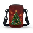 thumbnail image 2 of HELLHERO Crossbody Bag Christmas Tree Pattern 2 Layers Shoulder Bags for Women, 2 of 7