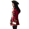 thumbnail image 3 of Leg Avenue Men's Pirate Captain Halloween Costume, Red, Small, 3 of 5