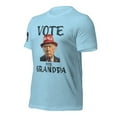 thumbnail image 2 of VOTE FOR GRANDPA TRUMP 2024 Unisex t-shirt (Ocean Blue, XL), 2 of 4