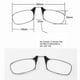 thumbnail image 5 of Convenience Keychain Mini Nose Clip Reading Glasses + Case Thinoptics Style, 5 of 5