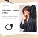 thumbnail image 4 of unbranded 4Ud Peluca Natural De Flequillo Negro Con Chic Para Decorar Y Usar, 4 of 7