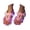 Pink, variant on Girls Glitter Bow LED Light Up Sandals, Adjustable Buckle Open Toe Kids Summer Shoes, Non Flexible Sole Sparkling Beach Party Walking Sandals 4-9Y