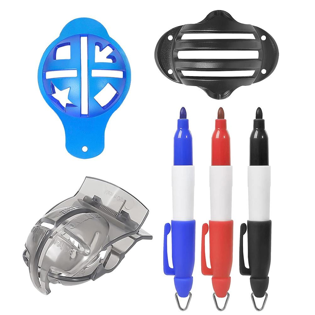 Ball Line Marker Tool, 3  Ball Markers Stencils 3 Line Markers Pens Upgrade  Accessories