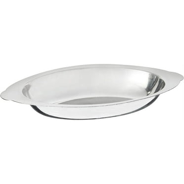 Winco ADO-8 Au Gratin Dishes, Stainless Steel - 8 oz
