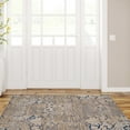 thumbnail image 3 of Linon Outdoor Washable Area Rug Collection, Navy and Sand, 3' x 5', 3 of 7