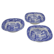 Spode Blue Italian Dipping Dishes, Set of 3, 5 Inch, Blue White