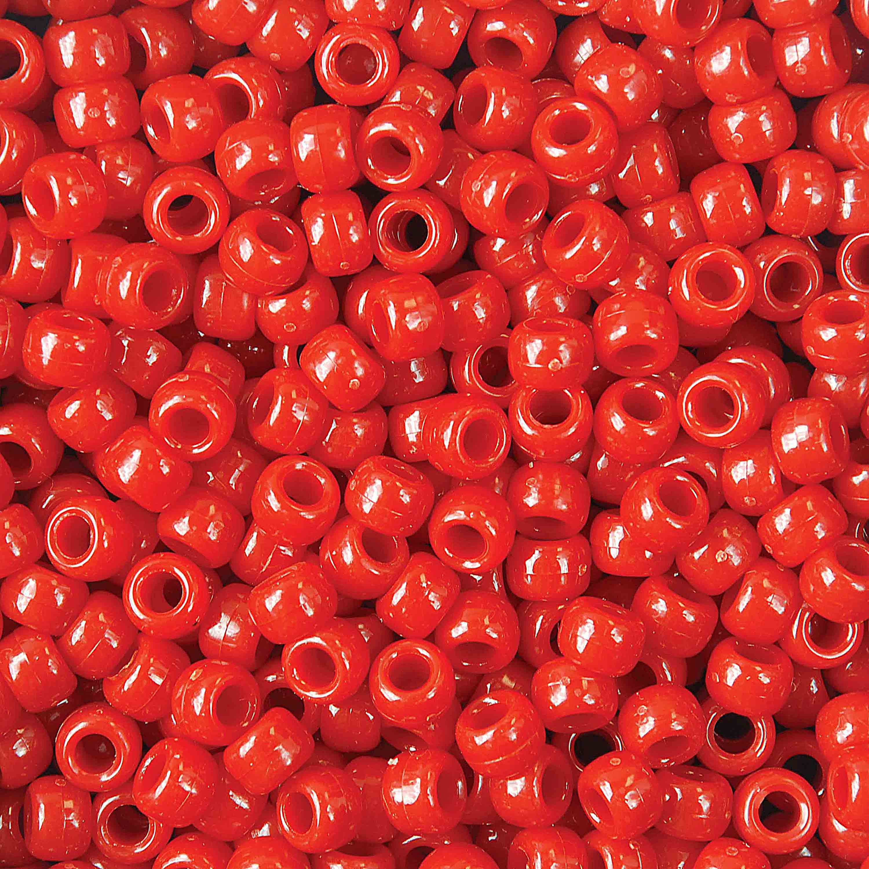 The Beadery Patriotic Pony Beads, Red, White, & Blue. Sparkle. 4500 Beads